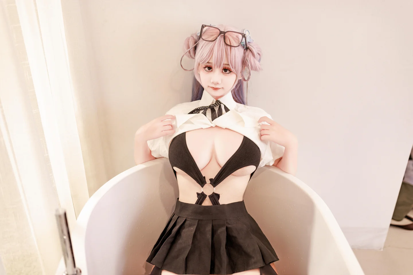 阿雪雪 - No.016 居家女高 [64P,2V-2.20GB] tg@simisebaisi 【丝足阁】017.webp